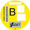 Etiqueta medioambiental DGT B